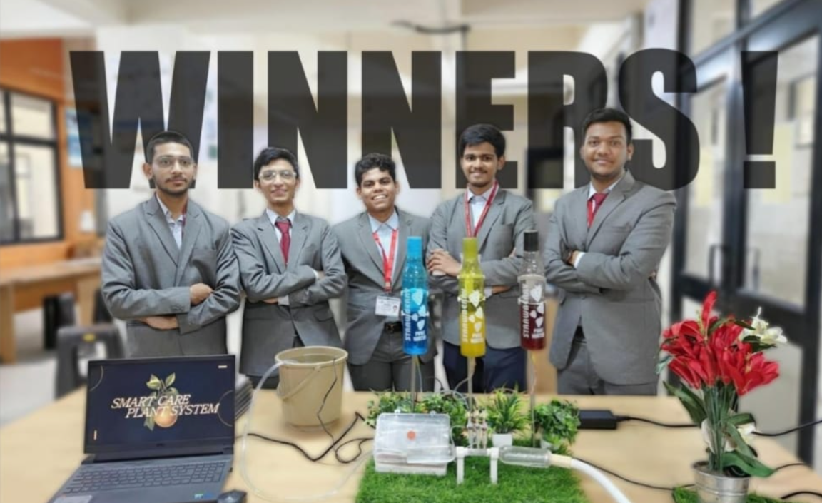 The Smart Plant Care project, brought to life with my team.